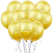 2020 Year Balloons - 10 Pieces