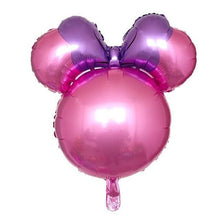 Minnie Mouse Head Balloons - Pink White Purple Rose Gold - Kids Celebration Birthdays - 26 Inches