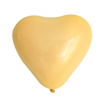 Matte Heart Shaped Balloons - Red Blue Yellow - 10 Pieces - 10 Inches