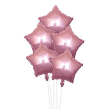 5pcs/set 18inch Star Helium Foil Balloons