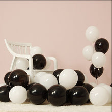 Timeless Elegance Party Balloons - Orange, Black, Ruby Red, Yellow, Burgundy, Chocolate - 50 Pieces - 10 Inches