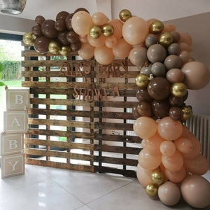 Brown Balloon Arch Garland For Decor