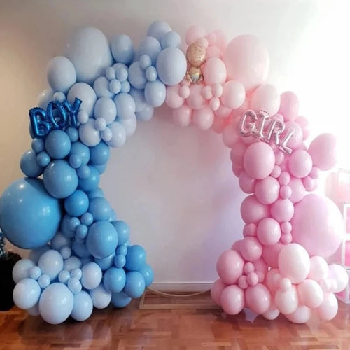 Blue And Pink Balloon Arch Kit For Decoration
