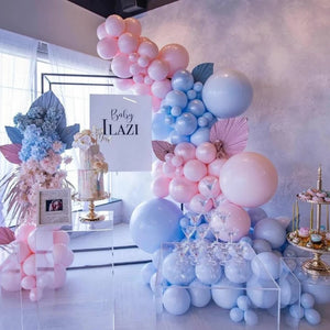 Blue And Pink Balloon Arch Kit For Decoration