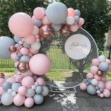 Rose Gold And Grey Arch Garland For Decoration