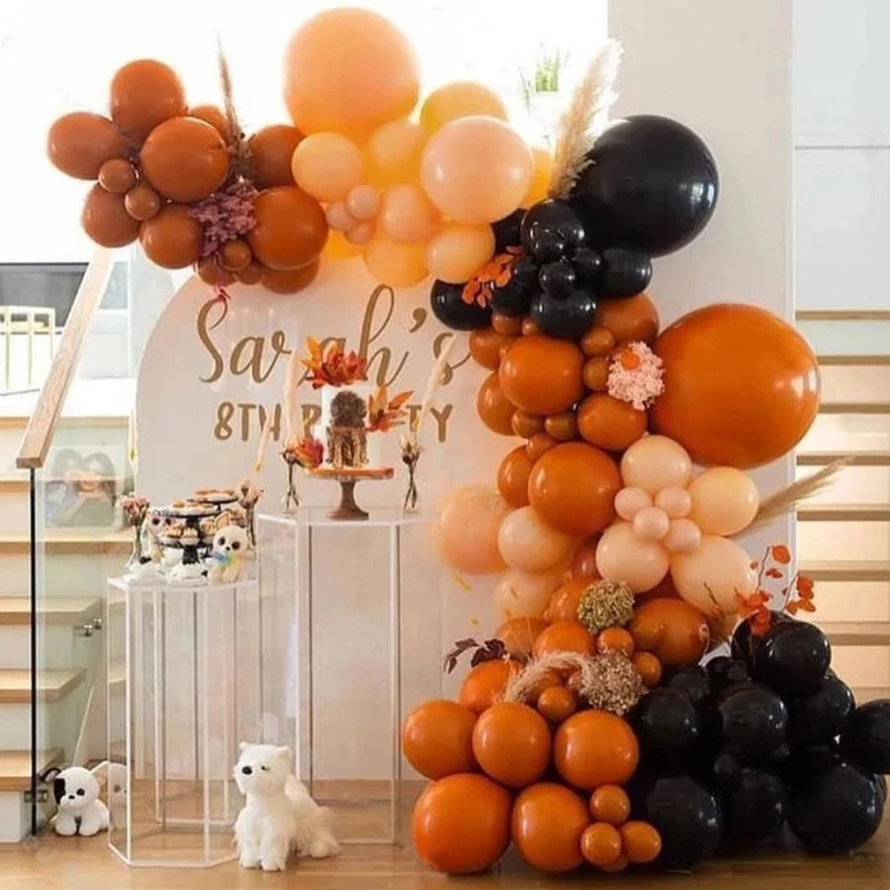 Metallic Gold Balloon Garland Kit For Halloween Party