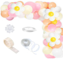 Macaron Tone Daisy Balloon Arch Garland Kit For Decorations