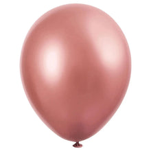 Rose Gold Birthday Chrome Balloons