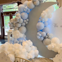 Winter Wonderland Theme Double Grey Balloon Arch For Party