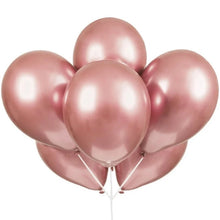 Rose Gold Birthday Chrome Balloons