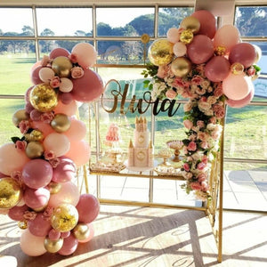 Pink Balloons Arch Garland For Party