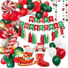 Christmas Balloon Party Decorations With Paper Tassels
