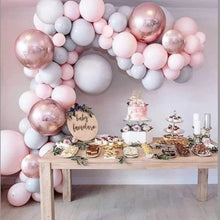 Pink Balloon Arch Garland Double Stuffed For Decoration