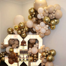 Brown Balloons Arch Kit Apricot For Decoration