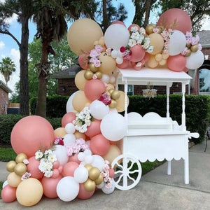 Dusty Pink Blush Balloon Garland Arch Kit For Decoration