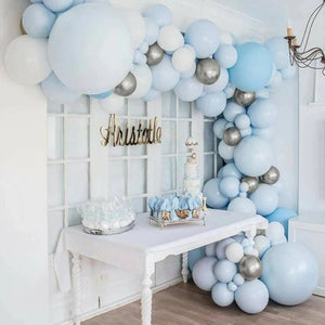 Blue Balloon Arch Garland For Birthday Decoration