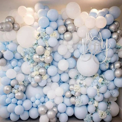 Blue Balloon Arch Garland For Birthday Decoration