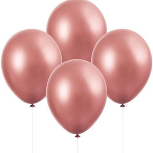 Rose Gold Chrome Balloons For Wedding Party
