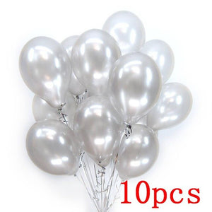 36inch Silver confetti balloon pink white latex balloons