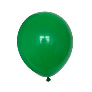 Number & Soccer Set Balloons - Green White Black - Kids Cerebration Birthdays - 13 Pieces - 12 Inches