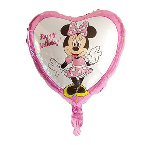 Mickey Minnie Balloons - Blue Pink - 18 Inches