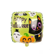 Halloween Friends Balloons - Orange Black White - 10 Pieces - 18 Inches