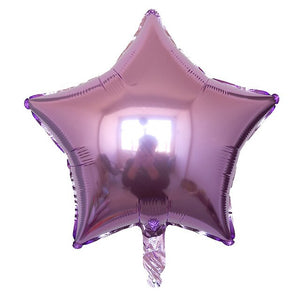 50pc 18inch Star Heart Inflatable Helium Balloon
