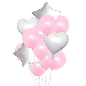 Mixed Confetti Birthday Balloon - 14 Pieces - 12 Inches