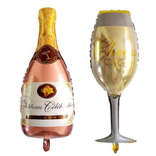 Champagne Birthday Balloon - 2 Pieces - 12 Inches