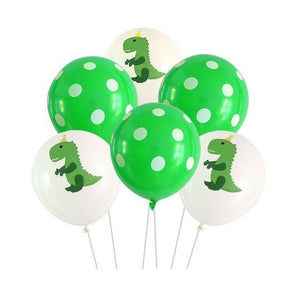 Dino Party Birthday Balloon - 30 Pieces - 12 Inches