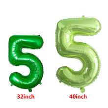 40inch Foil Number Balloons Green Number Balloons