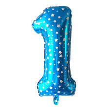 Number Heart & Star Balloon - 12 Inches