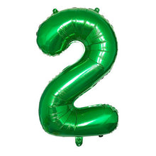Number 2 Birthday Balloon - Mixed Colors - Birthday Wedding New Year Baby Shower - 1 Pieces - 40 Inches
