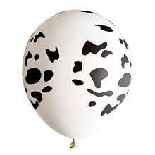 Animal Party Balloons - White, Black, Golden, Yellow - 6/7 Pieces