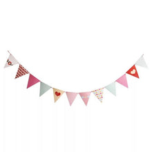 Pennant Triangle Banner - Mixed Colors - Birthday Wedding New Year Baby Shower - 1 set