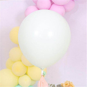 Candy Party Balloons - Light Yellow, Purple, Sky Blue, Green - 5 Pieces - 24 Inches