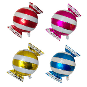 Candy Foil Party Balloons - Pink Purple Red Rose Yellow - 1 Pieces