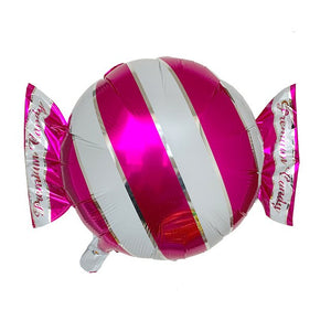 Candy Foil Party Balloons - Pink Purple Red Rose Yellow - 1 Pieces