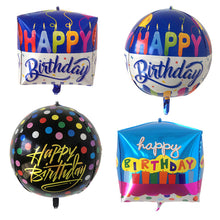 4D Happy Birthday Balloon - 12 Inches