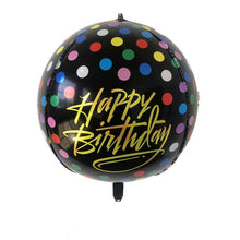 4D Happy Birthday Balloon - 12 Inches