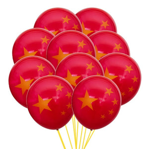 China Five-Star Balloons Birthday Balloon - 50/100 Pieces - 12 Inches