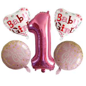 5pcs/lot BABY Foil Balloons its a BOY GIRL Helium Balloons
