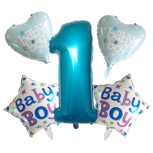 5pcs/lot BABY Foil Balloons its a BOY GIRL Helium Balloons