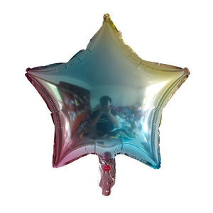 Star Party Foil Balloons - 12 Pieces - 18 Inches