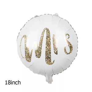 Mr & Mrs Foil Balloons