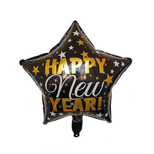 New Year Celeb Balloon - Mixed Colors - Happy New Year - 12 Inches