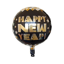 New Year Celeb Balloon - Mixed Colors - Happy New Year - 12 Inches