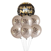 New Year Celeb Balloon - Mixed Colors - Happy New Year - 12 Inches