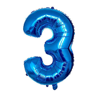 0-9 Digit Birthday Balloon - 12 Inches