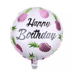 Sweet Treats Foil Balloons - Pink Red Green - 18 Inches